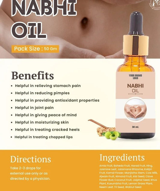 🌿 Nabhi Therapy Oil — Pack of 1 (30ml)